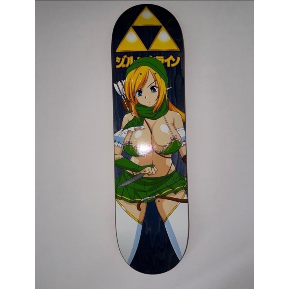 Rare Hook-Ups Zelda Skateboard JK Industries, Jeremy Klein Signed Deck